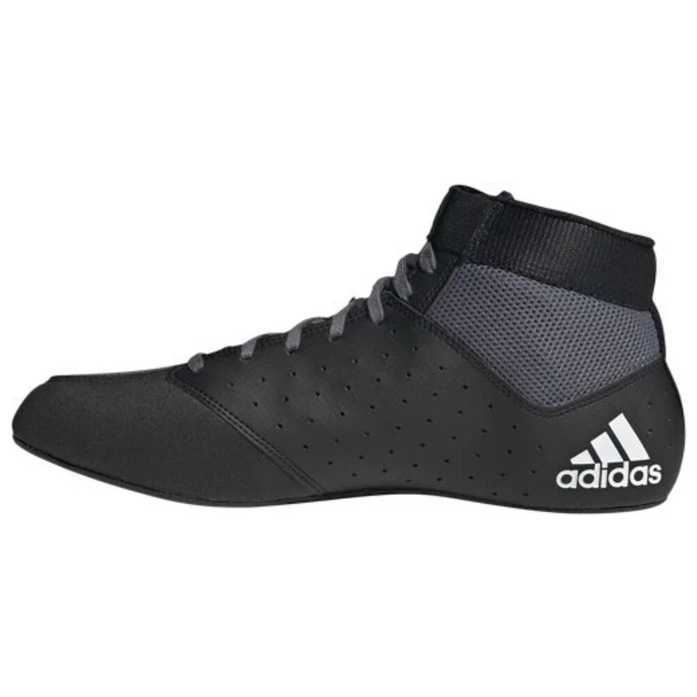 Adidas Mat Hog 2.0 FZ5391 Sneakers Men's 8 Black White Wrestling Shoes HTAT1577